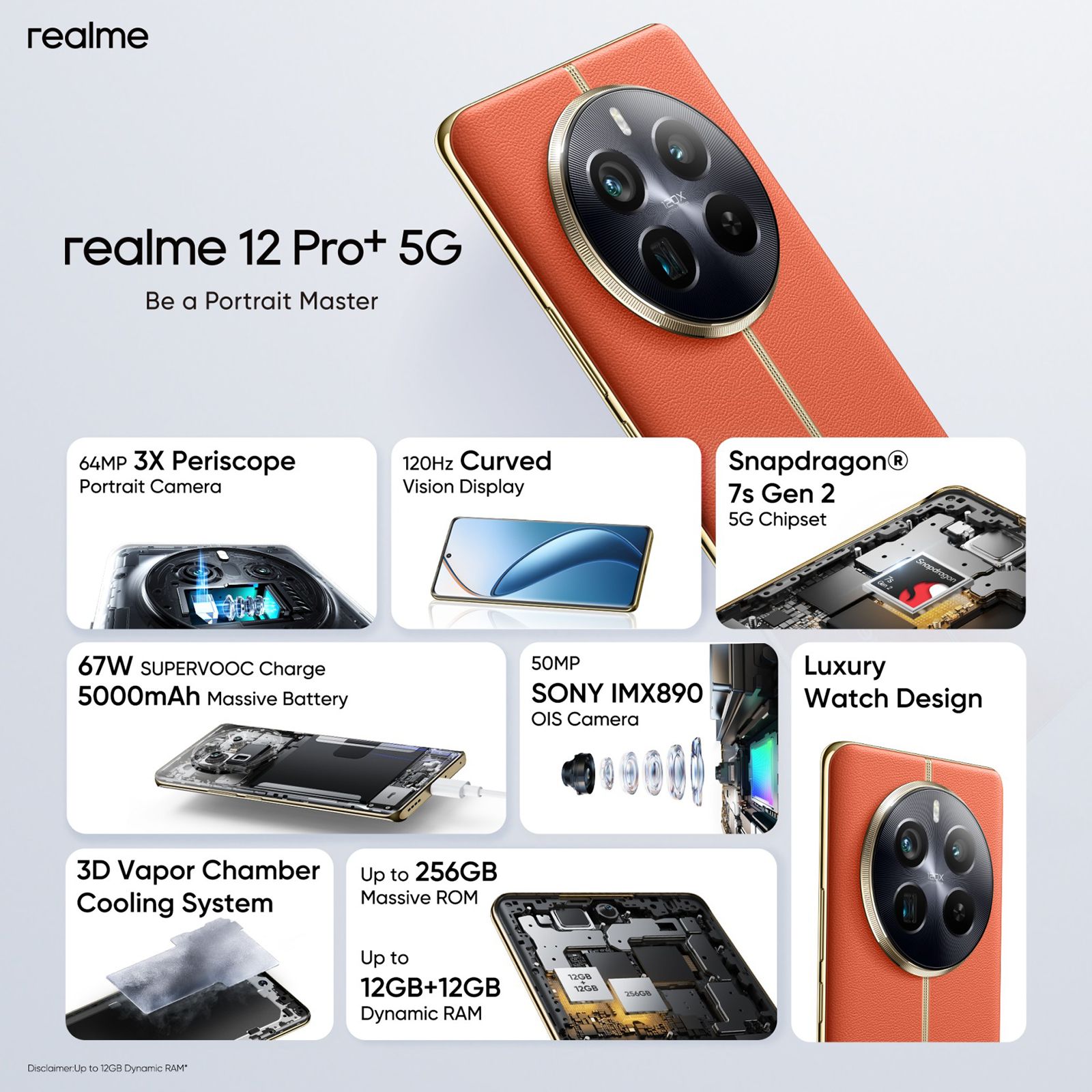 realme 12 Pro Plus 5G (12GB RAM, 256GB, Explorer Red)_13