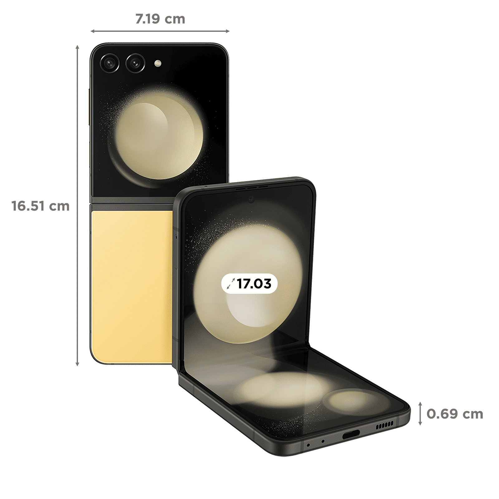 SAMSUNG Galaxy Z Flip5 5G (8GB RAM, 256GB, Yellow)_2