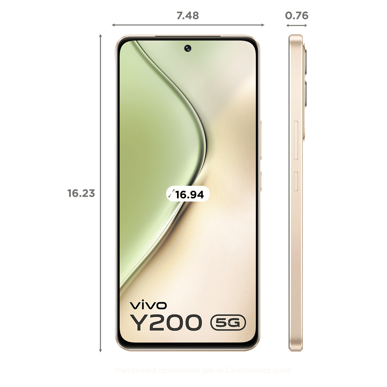 vivo Y200 5G (8GB RAM, 256GB, Desert Gold)_2