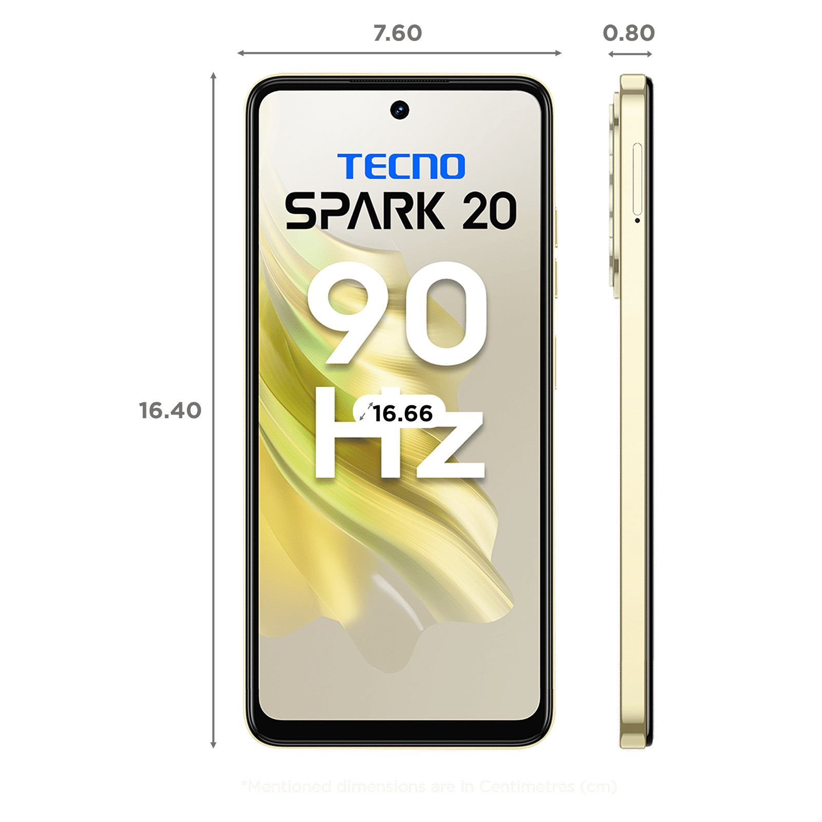 TECNO Spark 20 (8GB RAM, 128GB, Neon Gold)_2