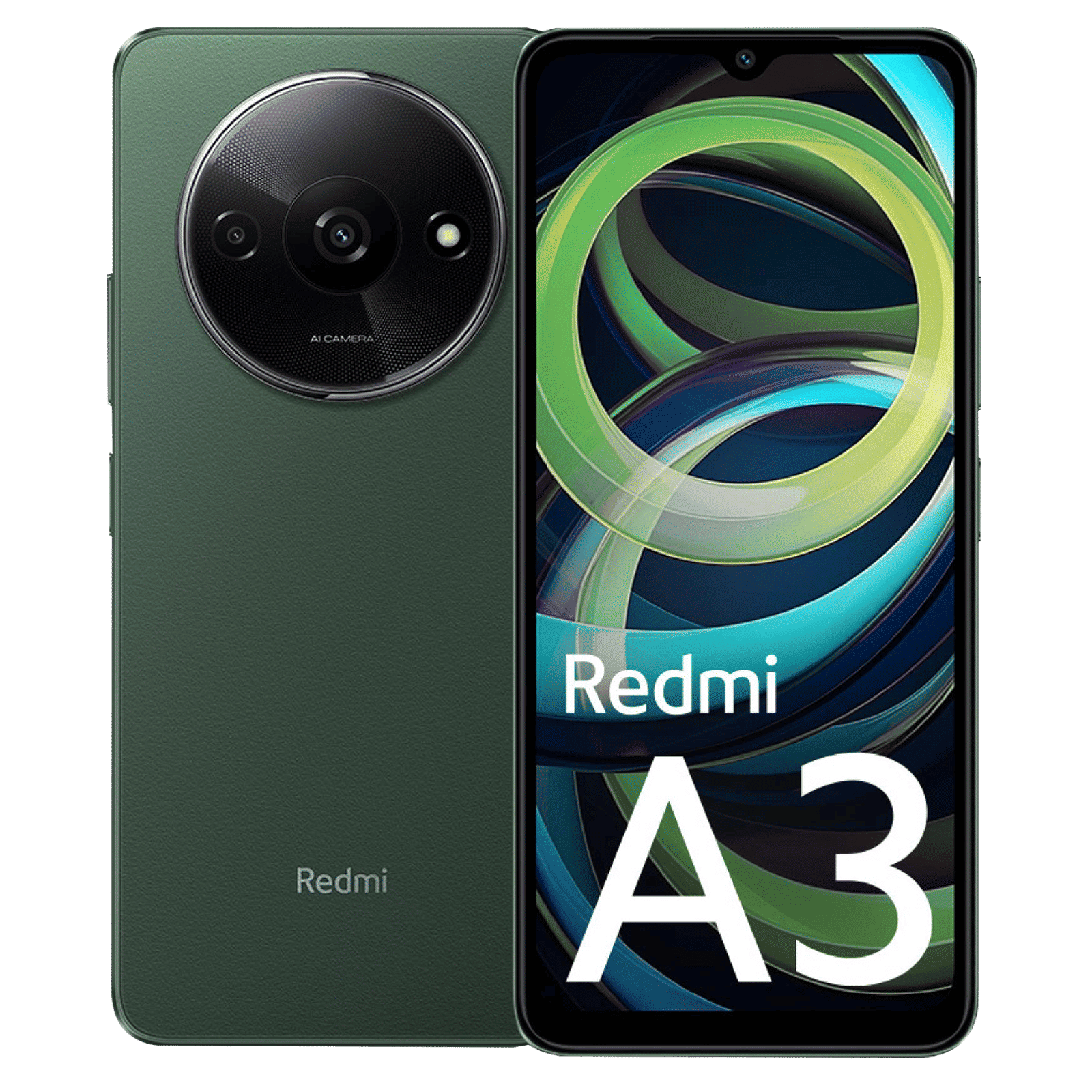 Redmi A3 (4GB RAM, 128GB, Olive Green) Redmi A3 (4GB RAM, 128GB, Olive Green)_1