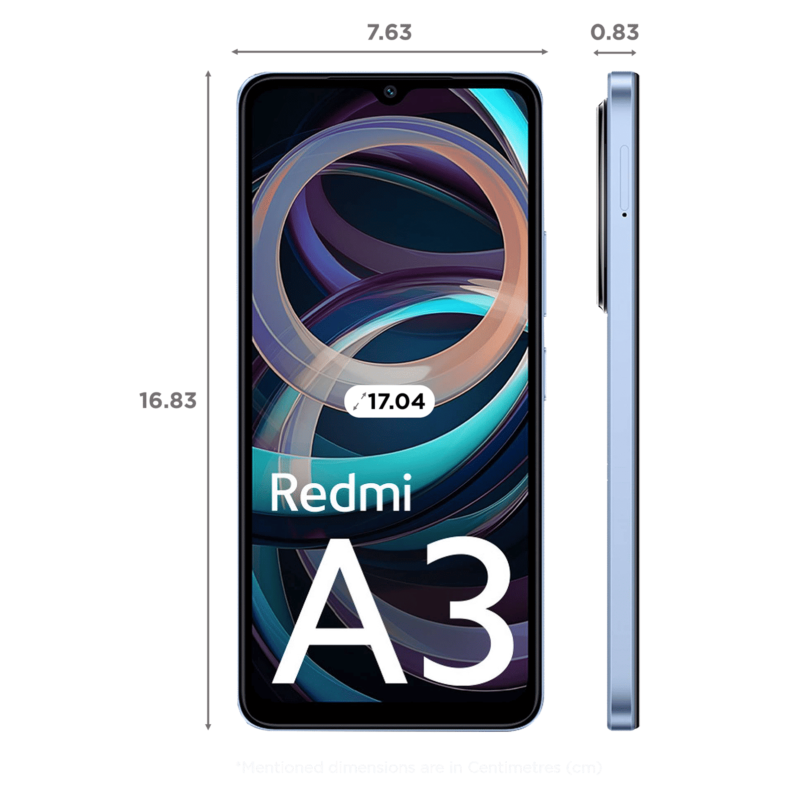 Redmi A3  (6GB RAM, 128GB, Lake Blue)_2