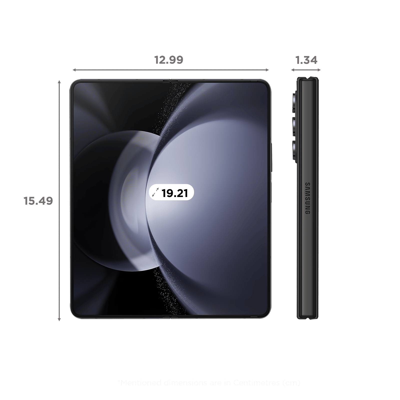 SAMSUNG Galaxy Z Fold5 5G (12GB RAM, 256GB, Gray)_2