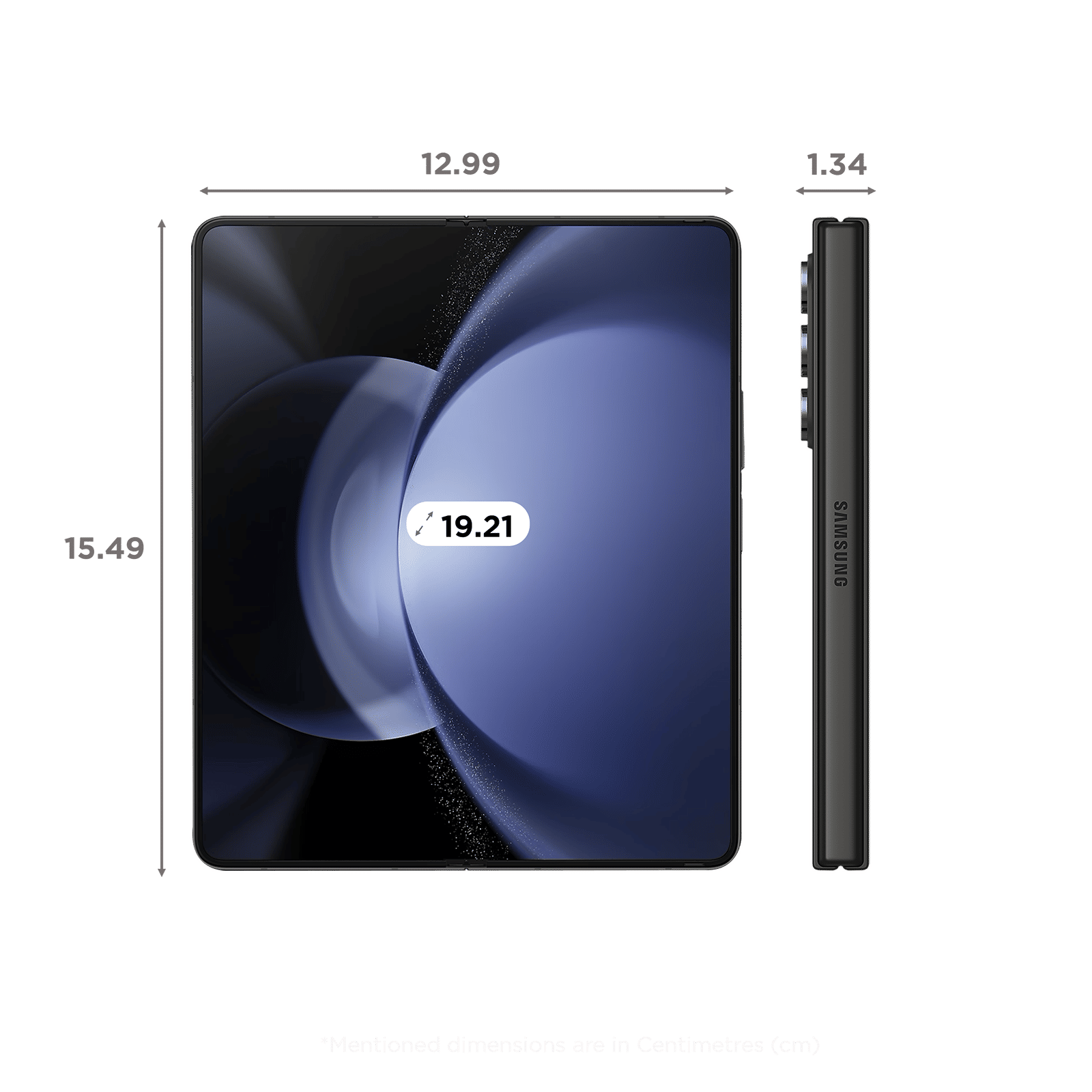 SAMSUNG Galaxy Z Fold5 5G (12GB RAM, 512GB, Blue)_2