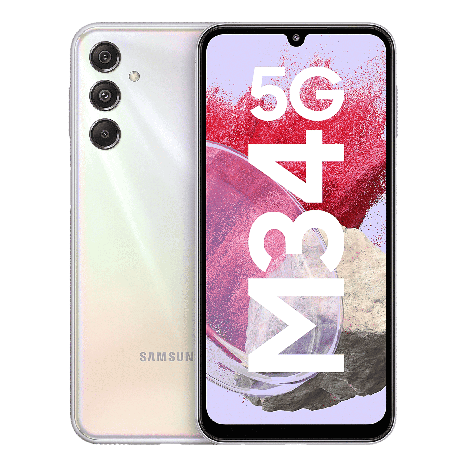 SAMSUNG Galaxy M34 5G (8GB RAM, 128GB, Prism Silver)_1