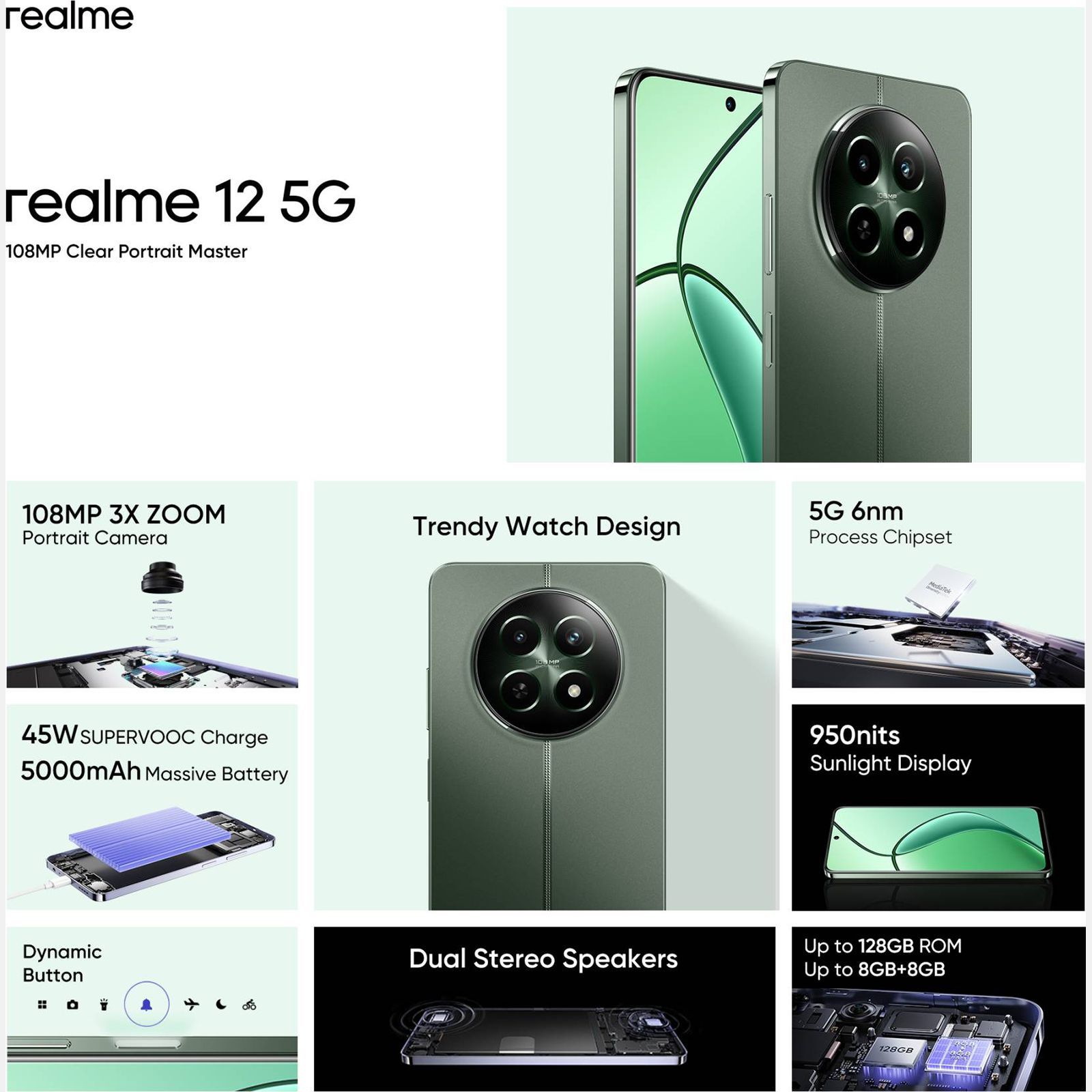 realme 12 5G (8GB RAM, 128GB, Woodland Green)_10