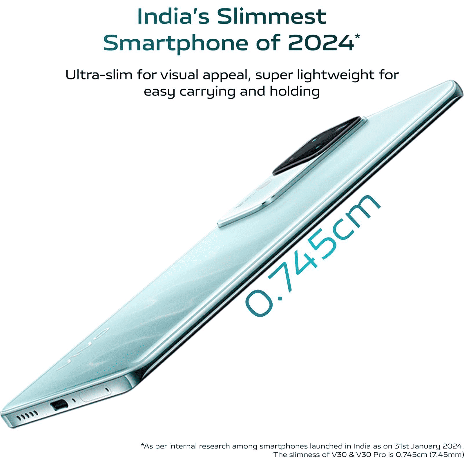 vivo V30 5G (12GB RAM, 256GB, Andaman Blue)_12