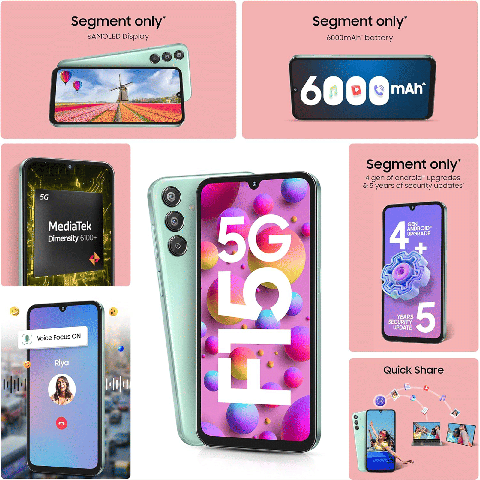 SAMSUNG Galaxy F15 5G (4GB RAM, 128GB, Light Green) SAMSUNG Galaxy F15 5G (4GB RAM, 128GB, Light Green)_9