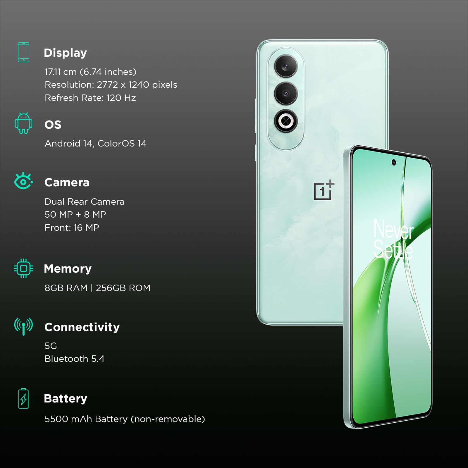 OnePlus Nord CE4 5G (8GB RAM, 256GB, Marble)_3