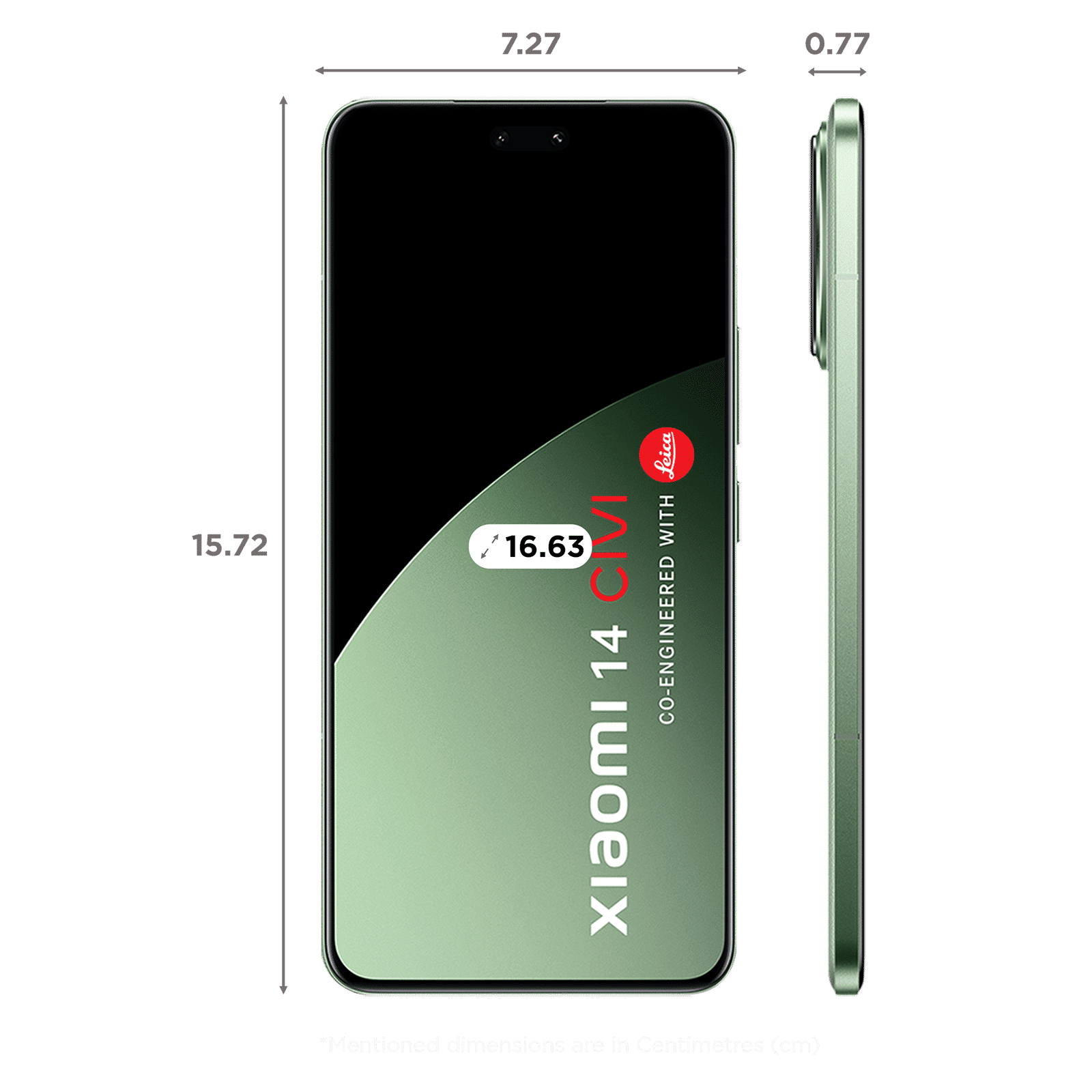 Xiaomi 14 CIVI 5G (12GB RAM, 512GB, Matcha Green) Xiaomi 14 CIVI 5G (12GB RAM, 512GB, Matcha Green)_2