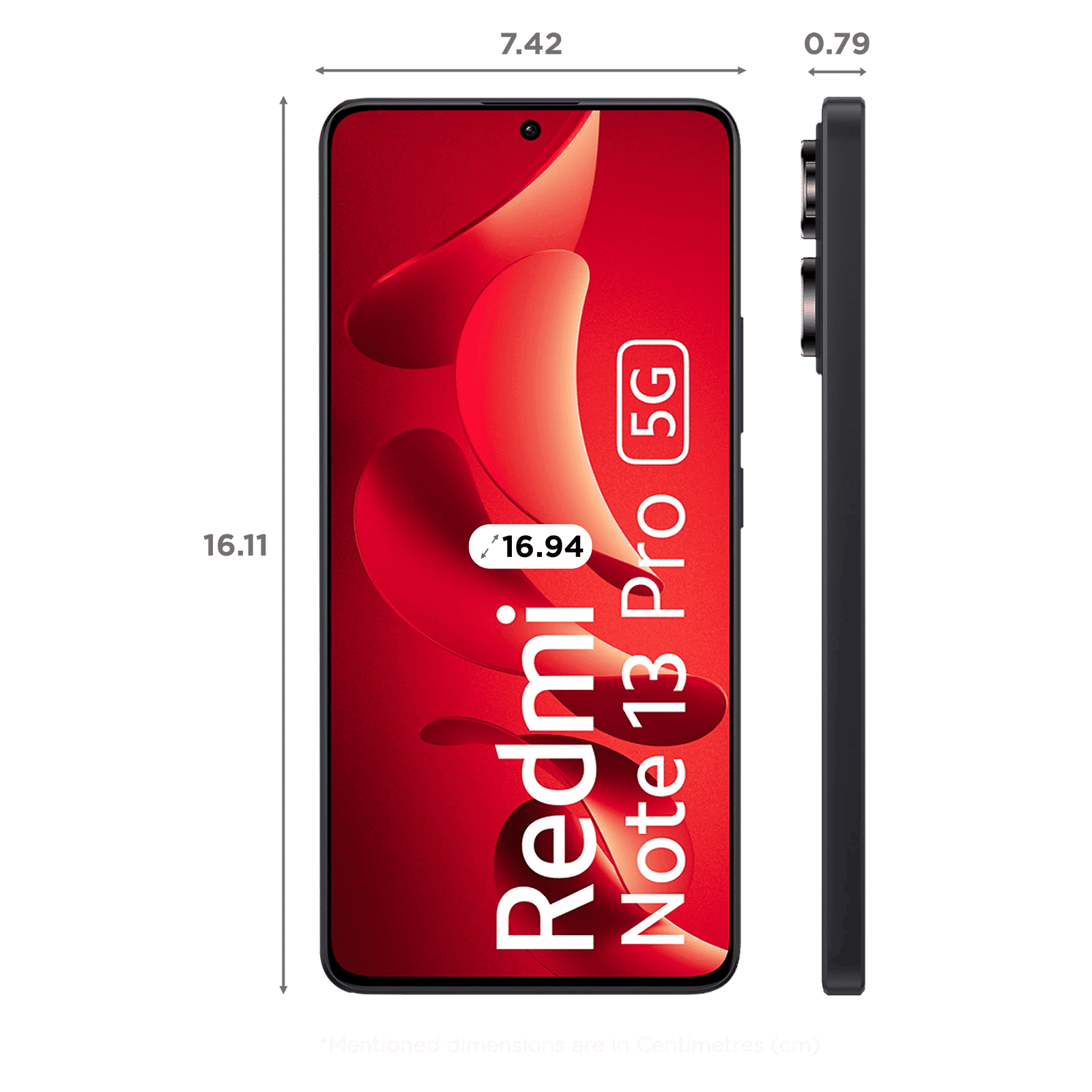 Redmi Note 13 Pro 5G (8GB RAM, 128GB, Scarlet Red)_2