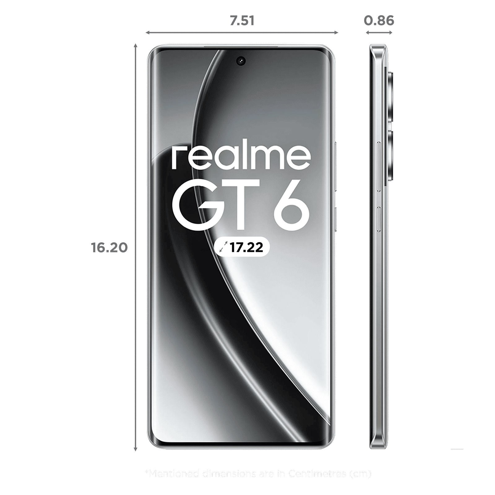 realme GT 6 5G (8GB RAM, 256GB, Fluid Silver) realme GT 6 5G (8GB RAM, 256GB, Fluid Silver)_2