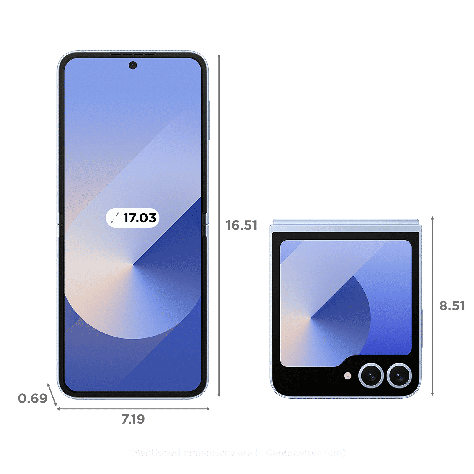 SAMSUNG Galaxy Z Flip6 5G (12GB RAM, 512GB, Blue) SAMSUNG Galaxy Z Flip6 5G (12GB RAM, 512GB, Blue)_2