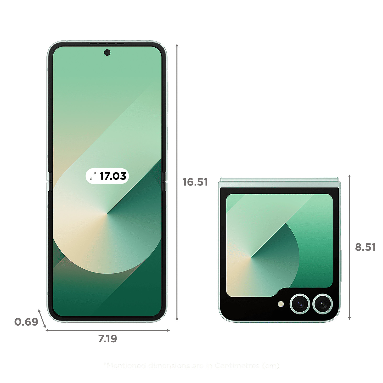 SAMSUNG Galaxy Z Flip6 5G (12GB RAM, 512GB, Mint)_2