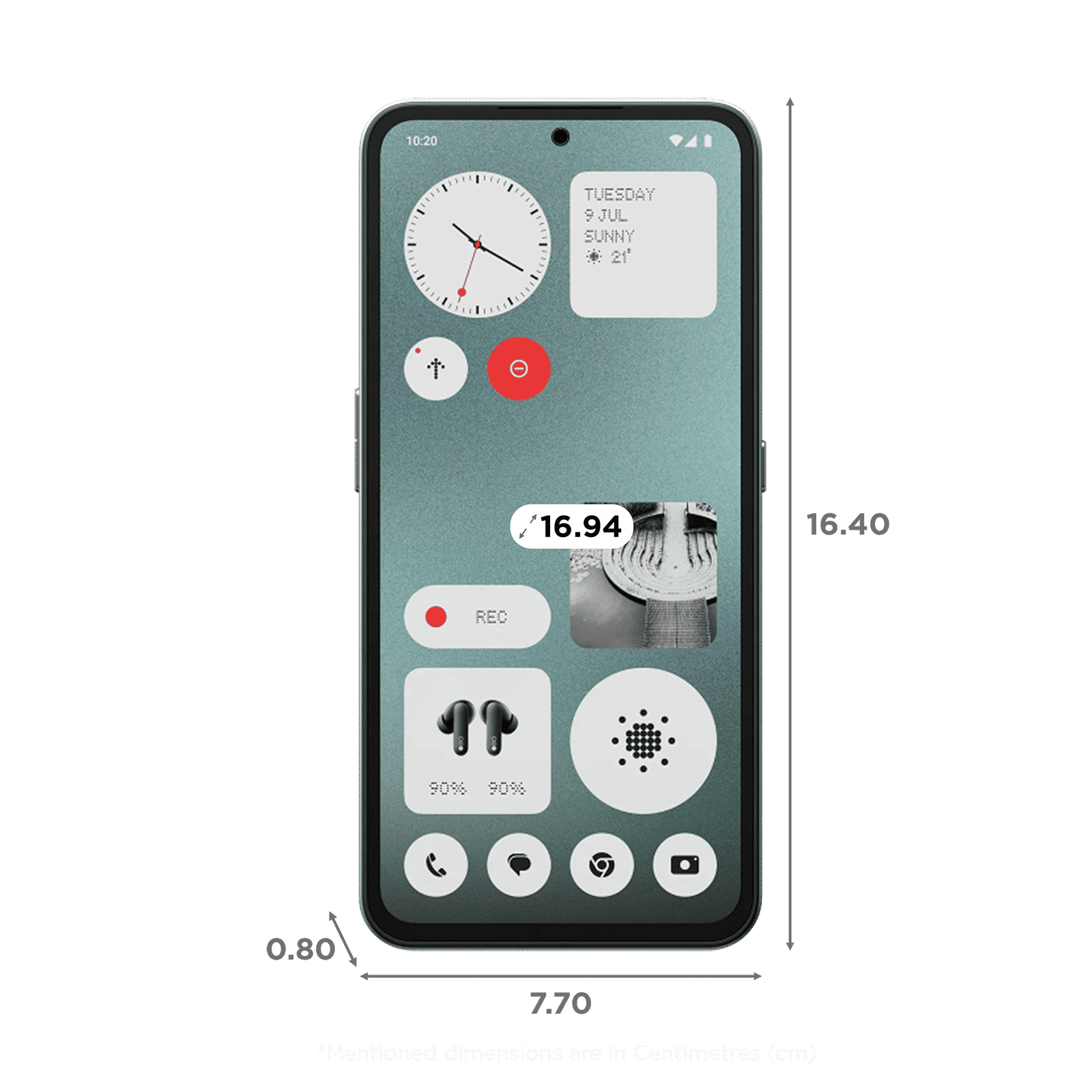 Nothing CMF Phone 1 5G (6GB RAM, 128GB, Light Green)_2