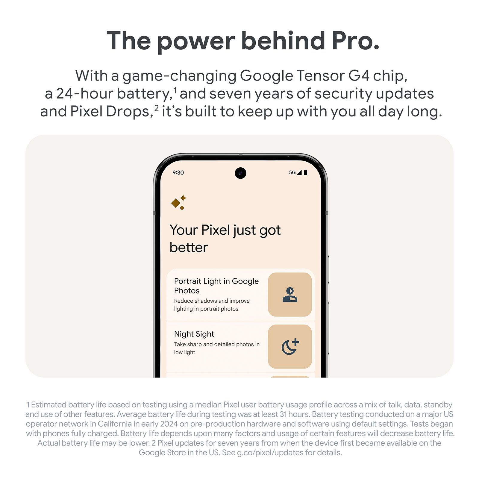 Google Pixel 9 Pro 5G (16GB RAM, 256GB, Porcelain) Google Pixel 9 Pro 5G (16GB RAM, 256GB, Porcelain)_16