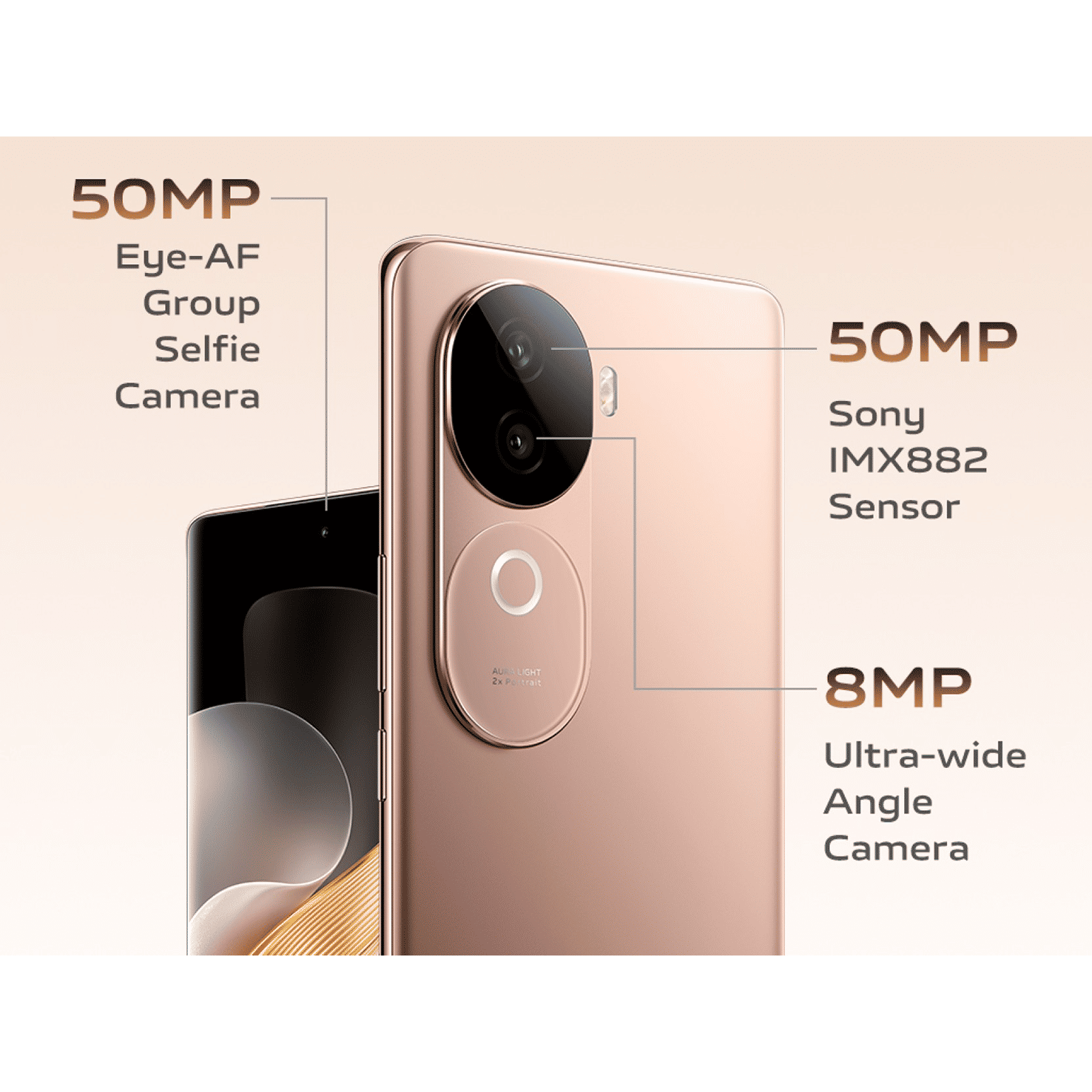 vivo V40e 5G (8GB RAM, 256 ROM, Royal Bronze)_13