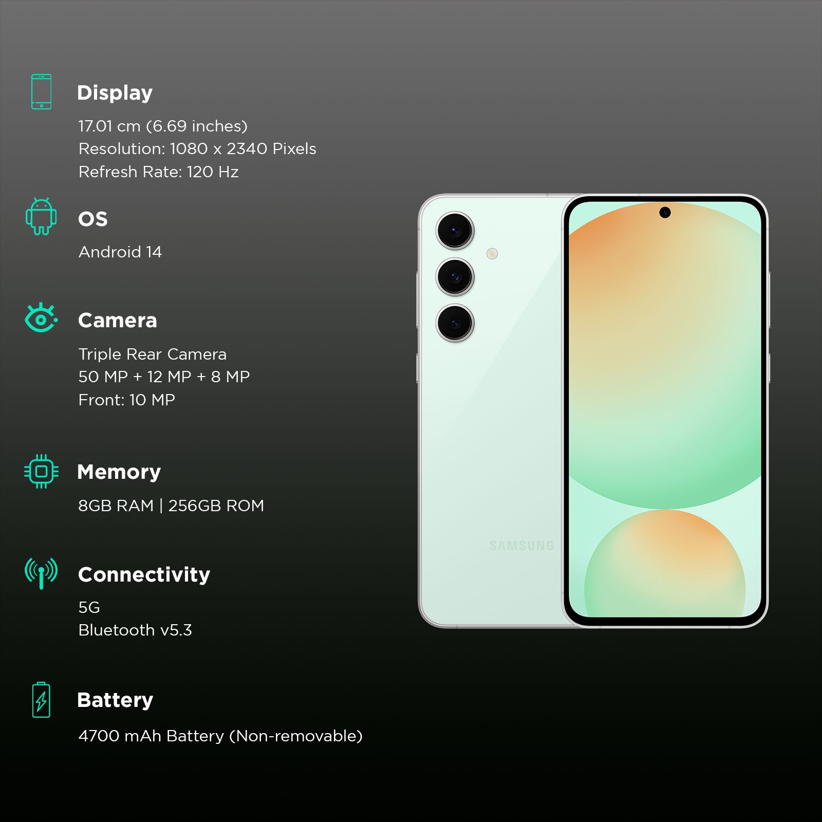 SAMSUNG Galaxy S24 FE 5G (8GB RAM, 256GB, Mint)_3