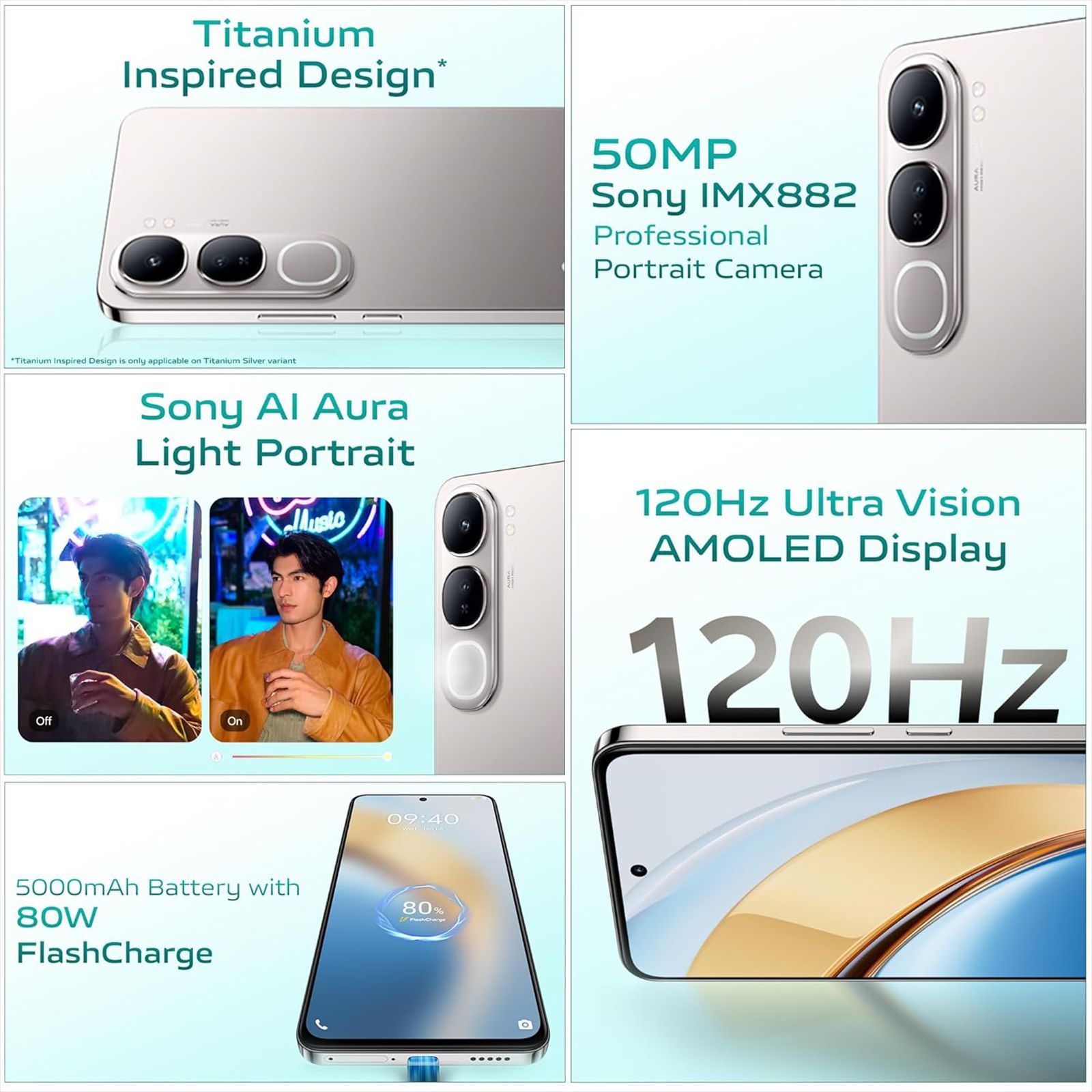 vivo Y300 5G (8GB RAM, 256GB, Titanium Silver)_14