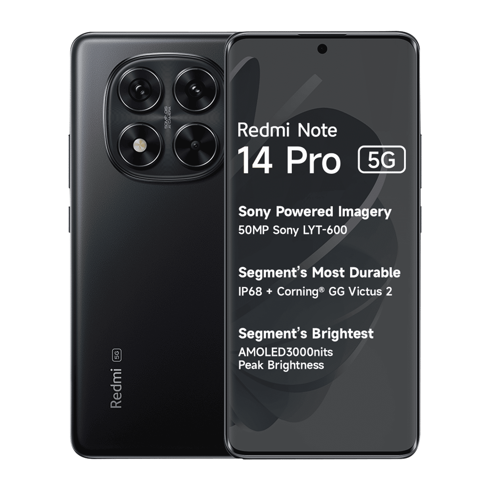 Redmi Note 14 Pro 5G (8GB RAM, 128GB, Titan Black)_1