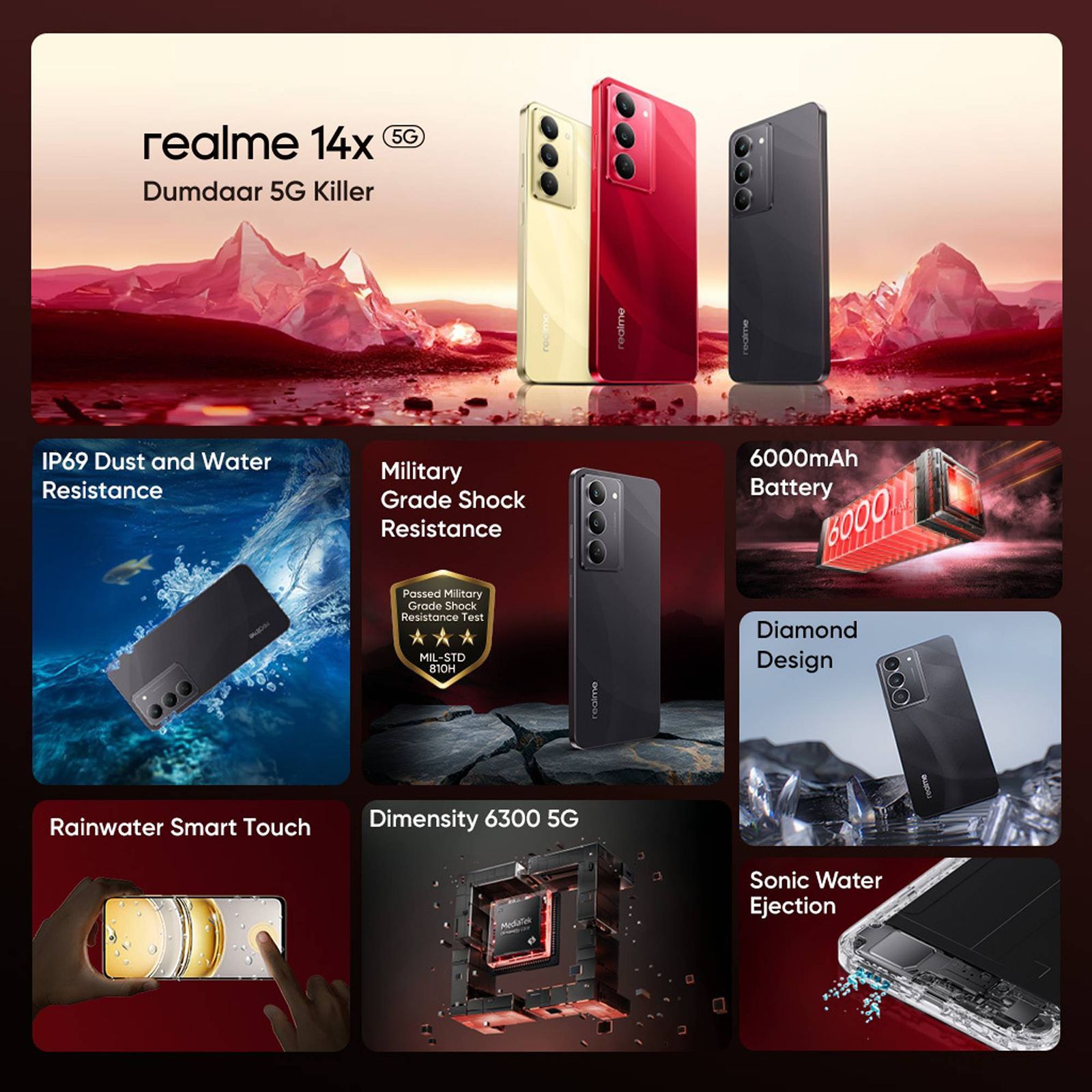 realme 14x 5G (6GB RAM, 128GB, Crystal Black)_11