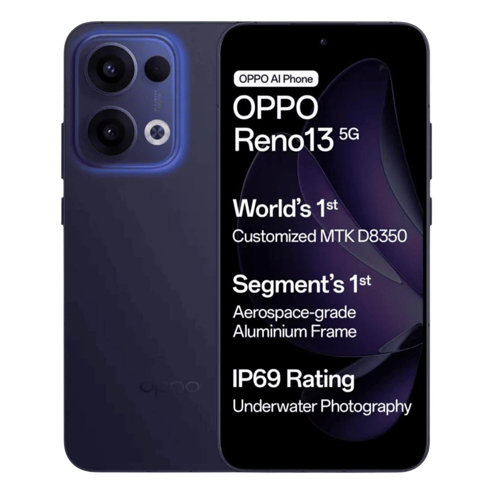 oppo Reno13 5G (8GB RAM, 256GB, Luminous Blue)_1