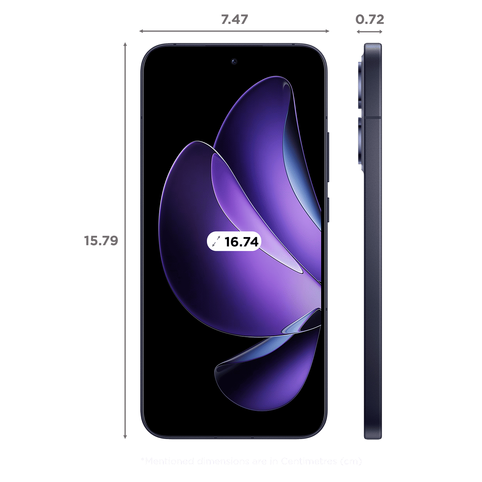 oppo Reno13 5G (8GB RAM, 256GB, Luminous Blue)_2