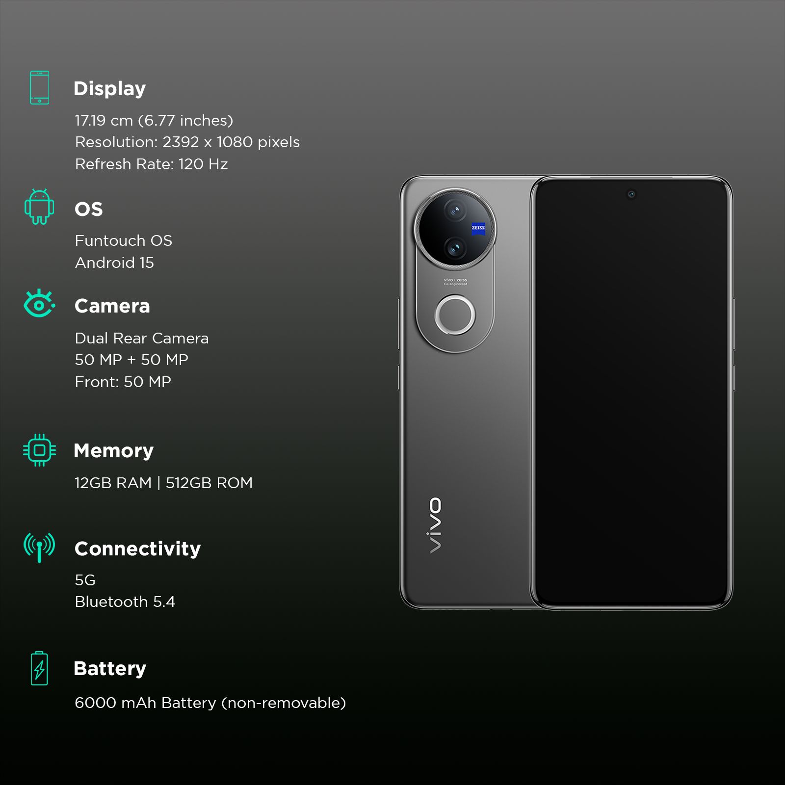 vivo V50 5G (12GB RAM, 512GB, Titanium Grey)_3