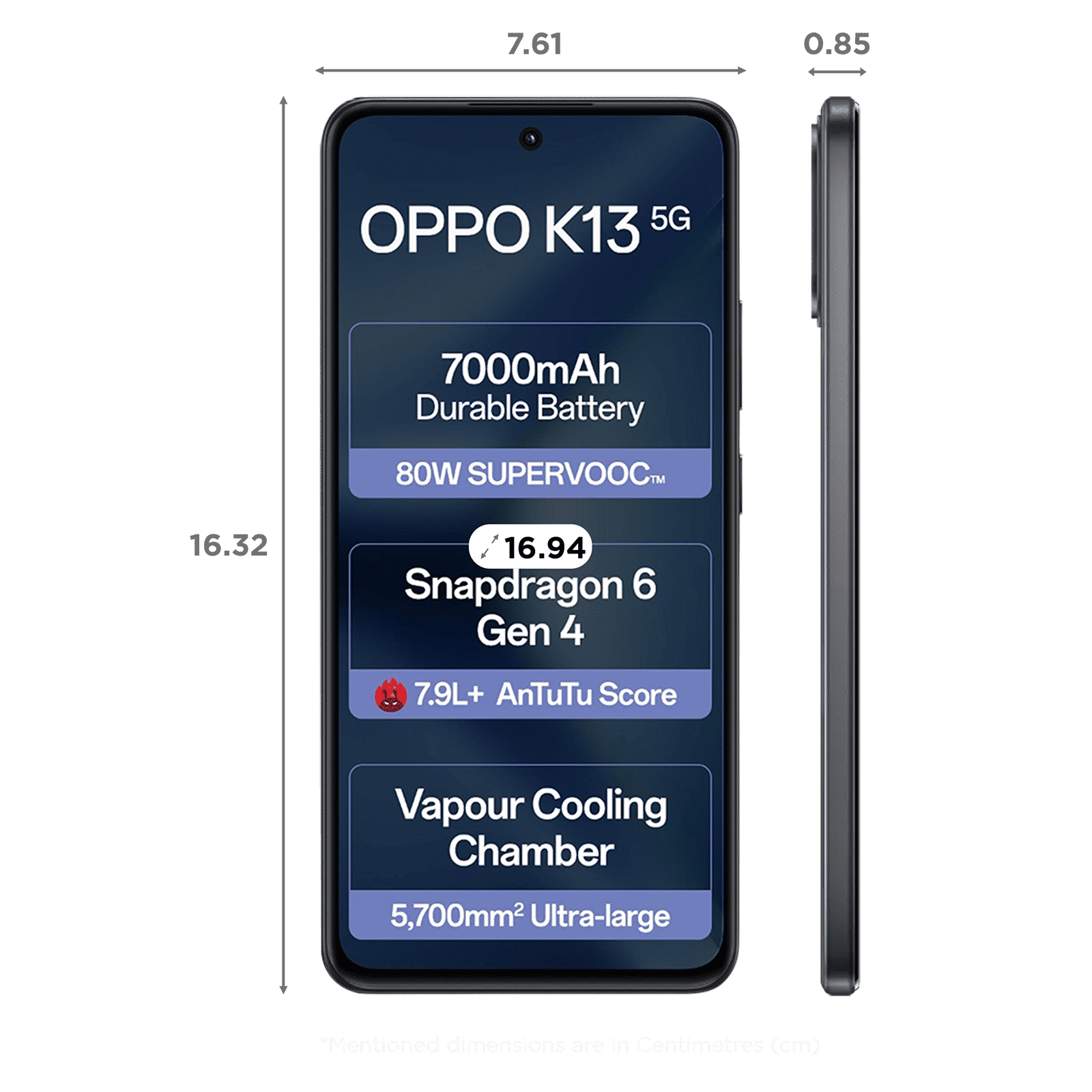 oppo K13 5G (8GB RAM, 256GB, Prism Black) oppo K13 5G (8GB RAM, 256GB, Prism Black)_2
