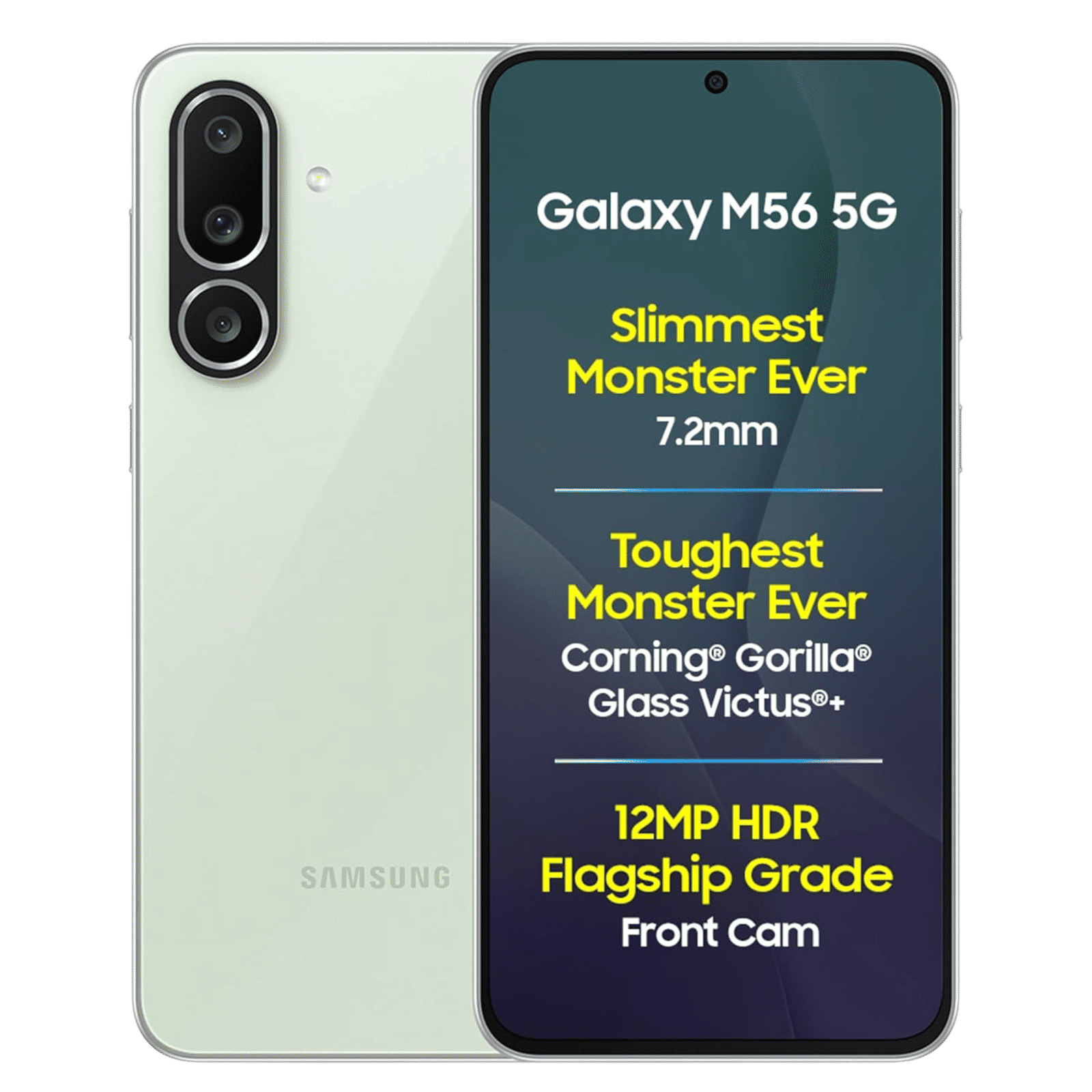 SAMSUNG Galaxy M56 5G (8GB RAM, 128GB, Light Green)_1