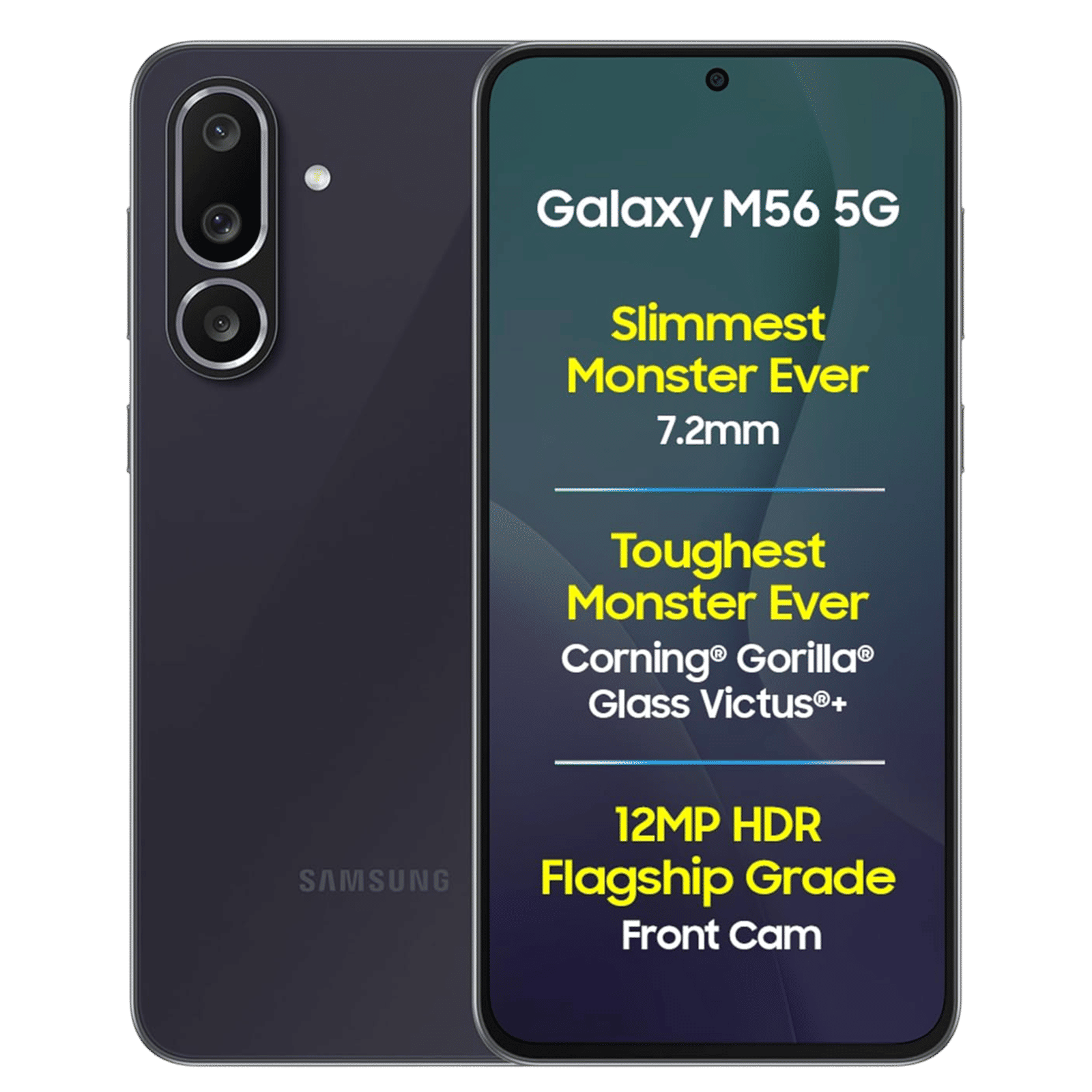 SAMSUNG Galaxy M56 5G (8GB RAM, 128GB, Black)_1