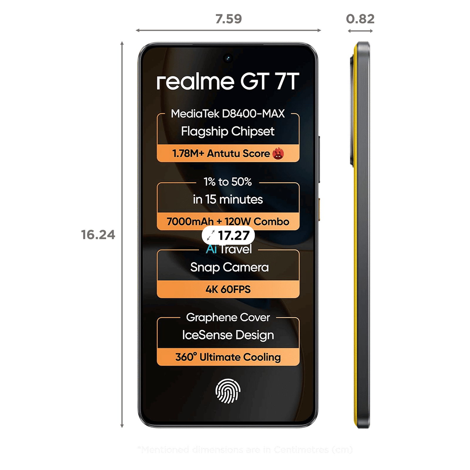 realme GT 7T 5G (12GB RAM, 512GB, Racing Yellow)_2