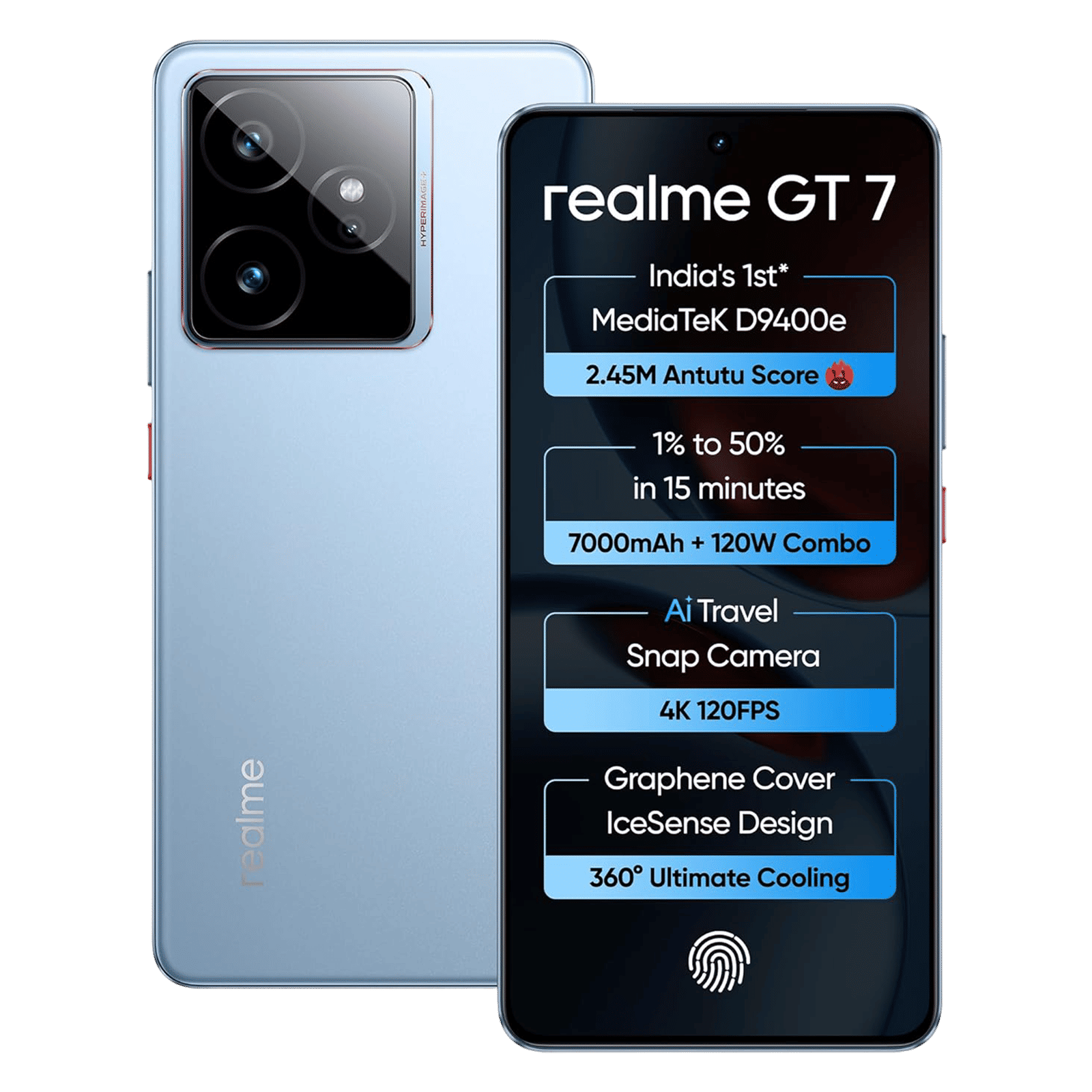realme GT 7 5G (8GB RAM, 256GB, IceSense Blue) realme GT 7 5G (8GB RAM, 256GB, IceSense Blue)_1