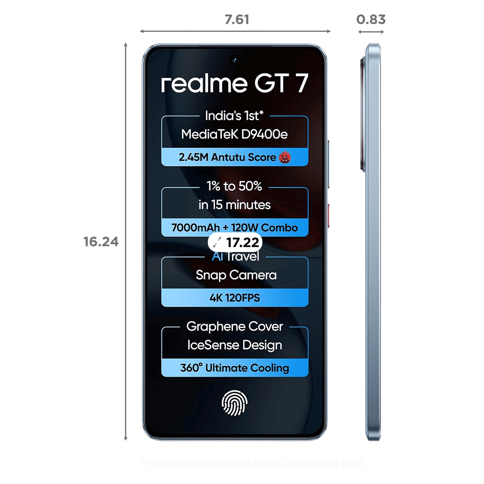 realme GT 7 5G (8GB RAM, 256GB, IceSense Blue) realme GT 7 5G (8GB RAM, 256GB, IceSense Blue)_2