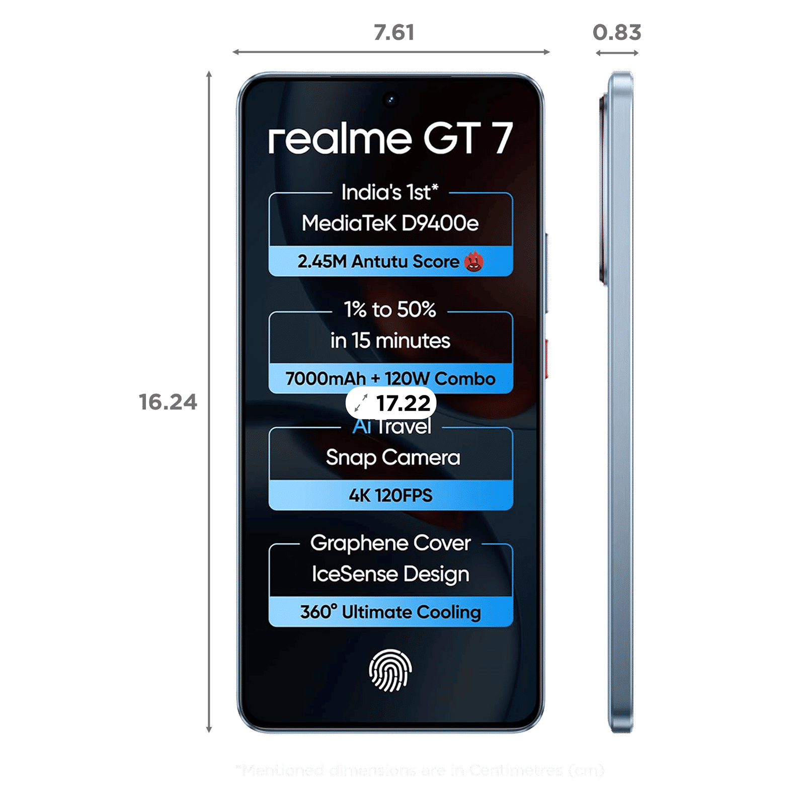 realme GT 7 5G (12GB RAM, 256GB, IceSense Blue)_2
