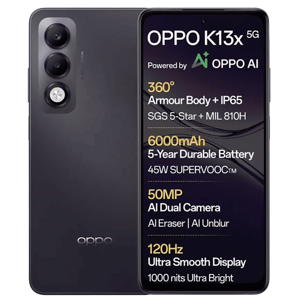 oppo K13x 5G (4GB RAM, 128GB, Midnight Violet) oppo K13x 5G (4GB RAM, 128GB, Midnight Violet)_1