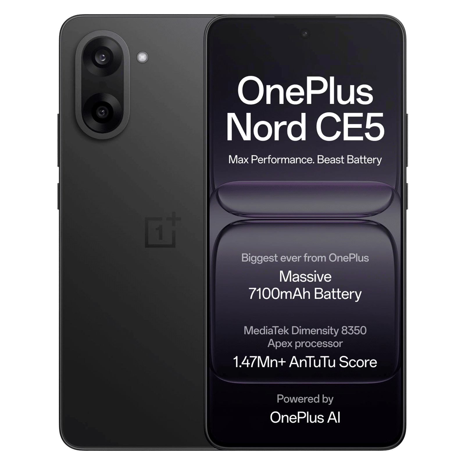 OnePlus Nord CE5 5G (8GB RAM, 256GB, Black Infinity)_1
