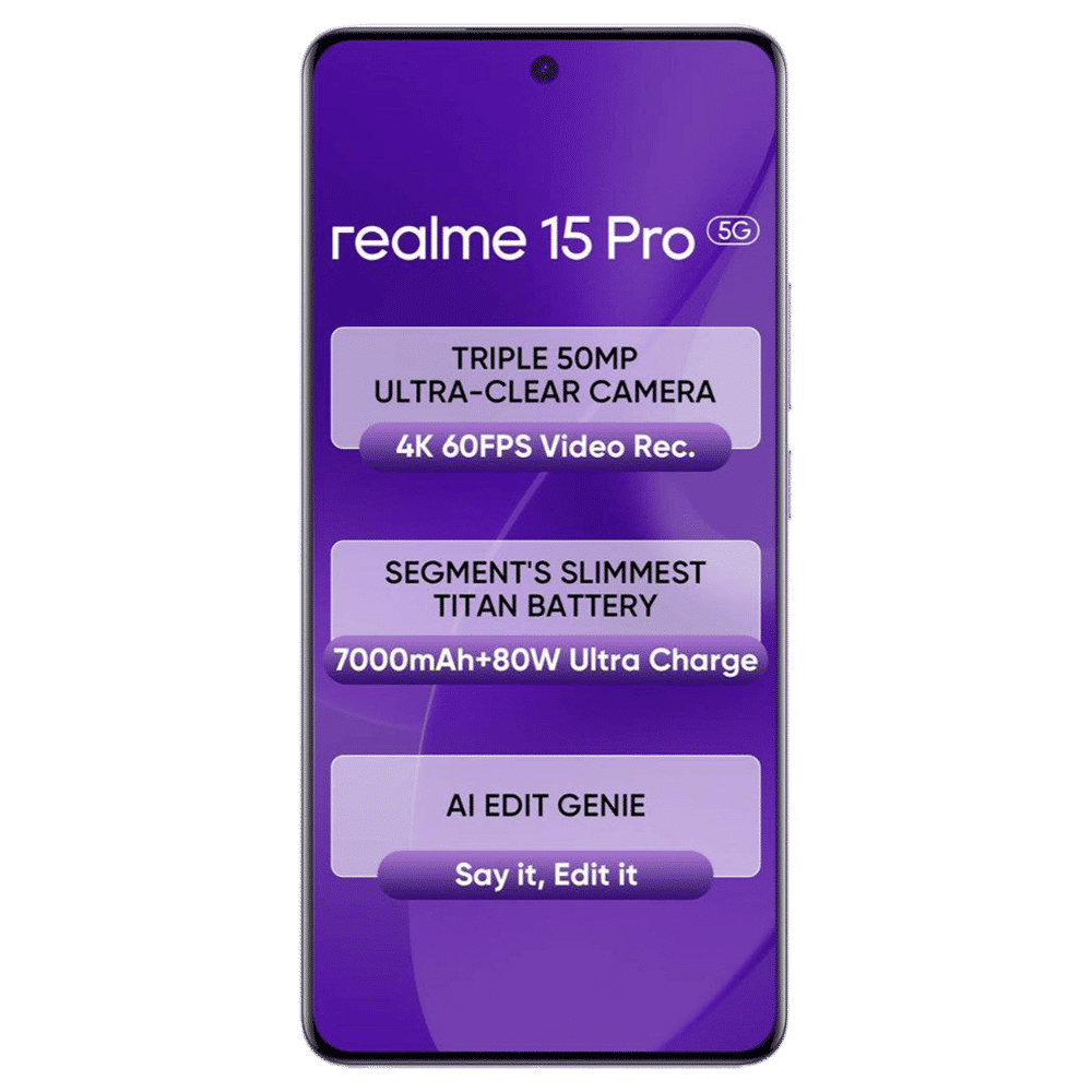 realme 15 Pro 5G (8GB RAM, 128GB, Silk Purple)_11