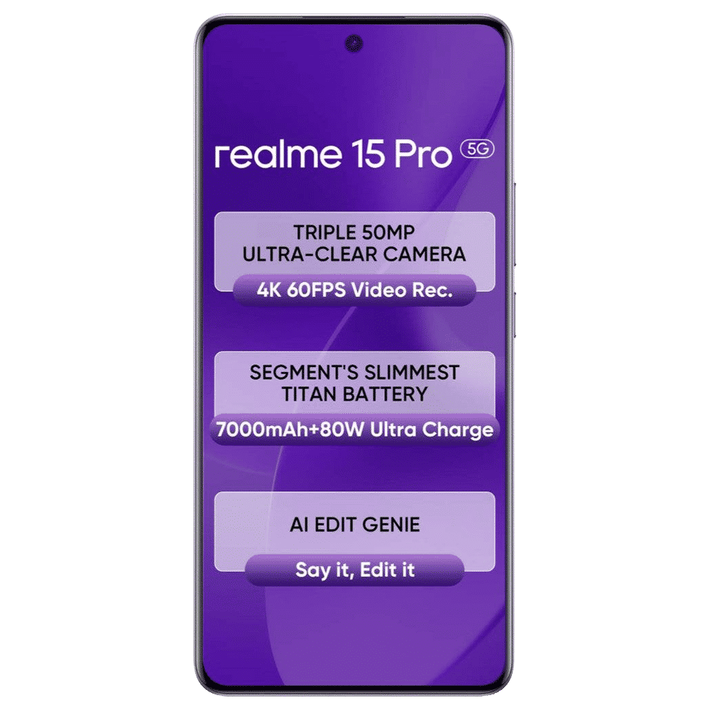 realme 15 Pro 5G (12GB RAM, 256GB, Silk Purple)_10