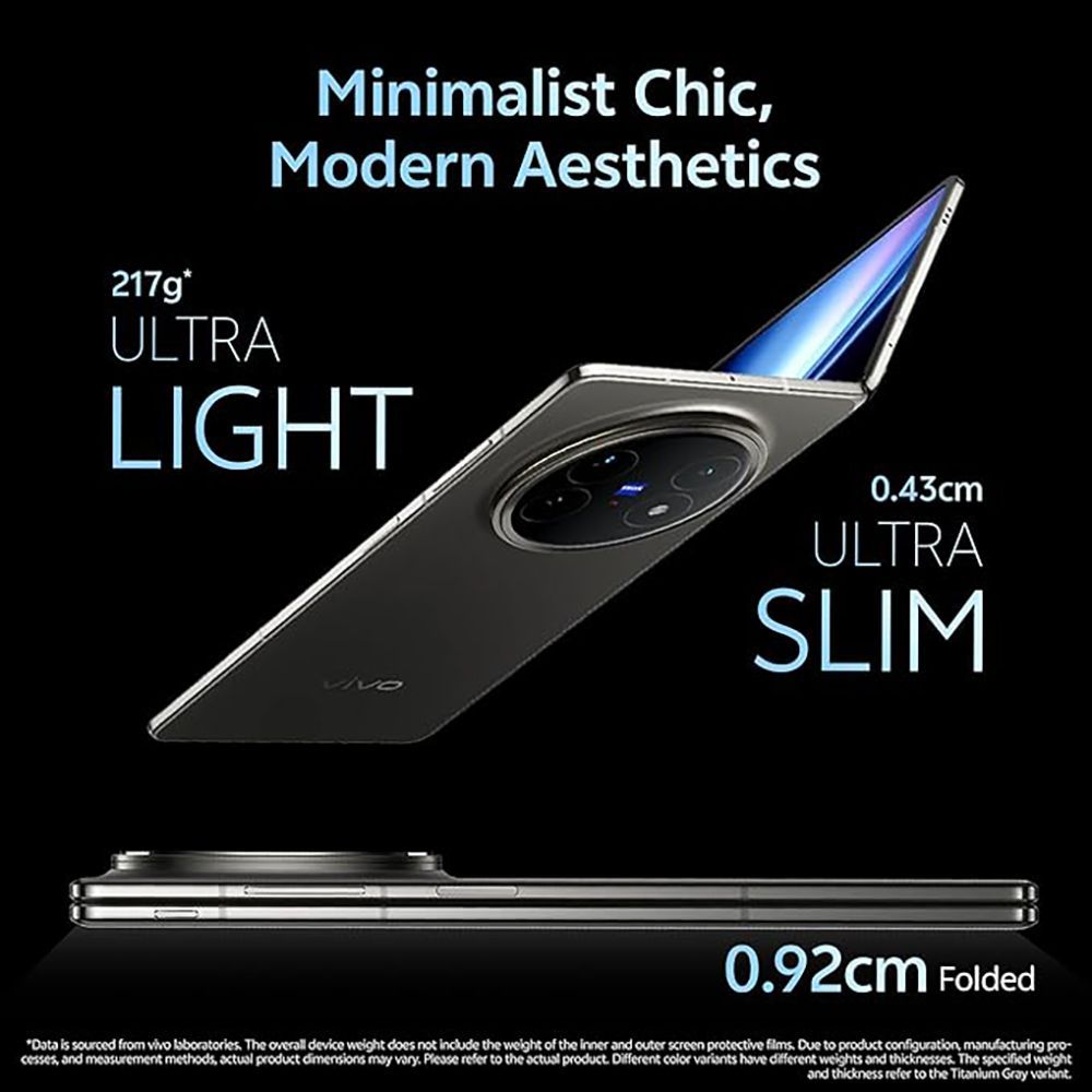 vivo X Fold 5 5G (16GB RAM, 512GB, Titanium Gray)_16