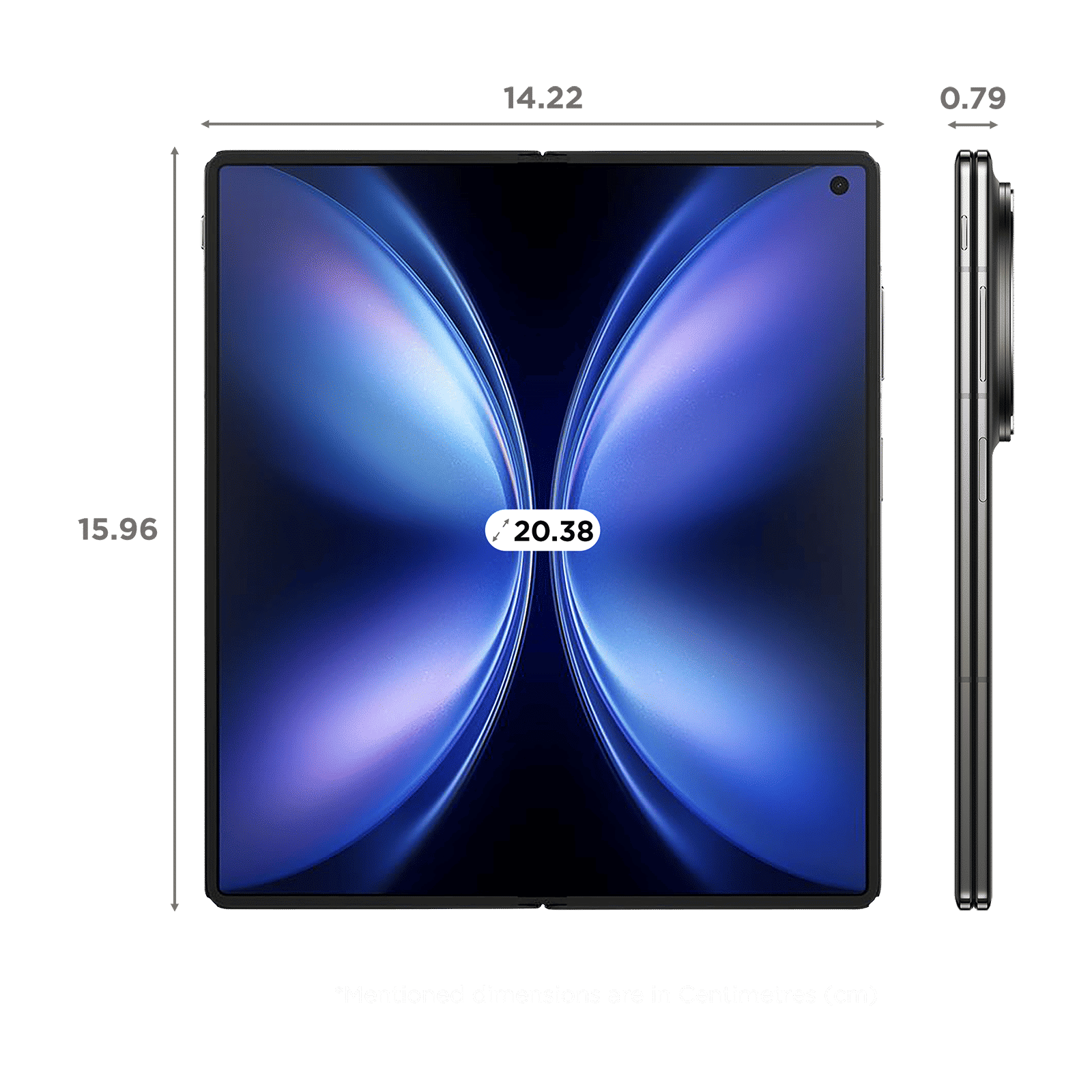 vivo X Fold 5 5G (16GB RAM, 512GB, Titanium Gray)_2