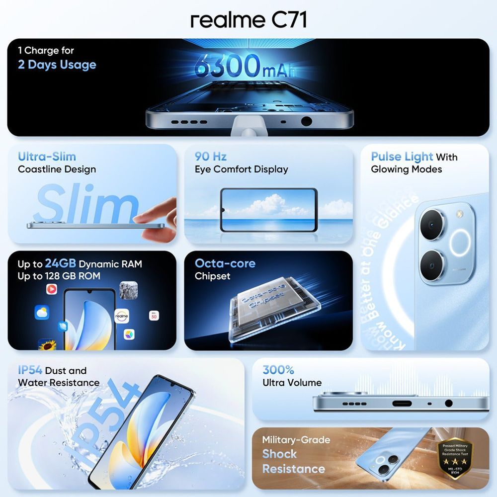 realme C71 (4GB RAM, 64GB, Sea Blue)_13