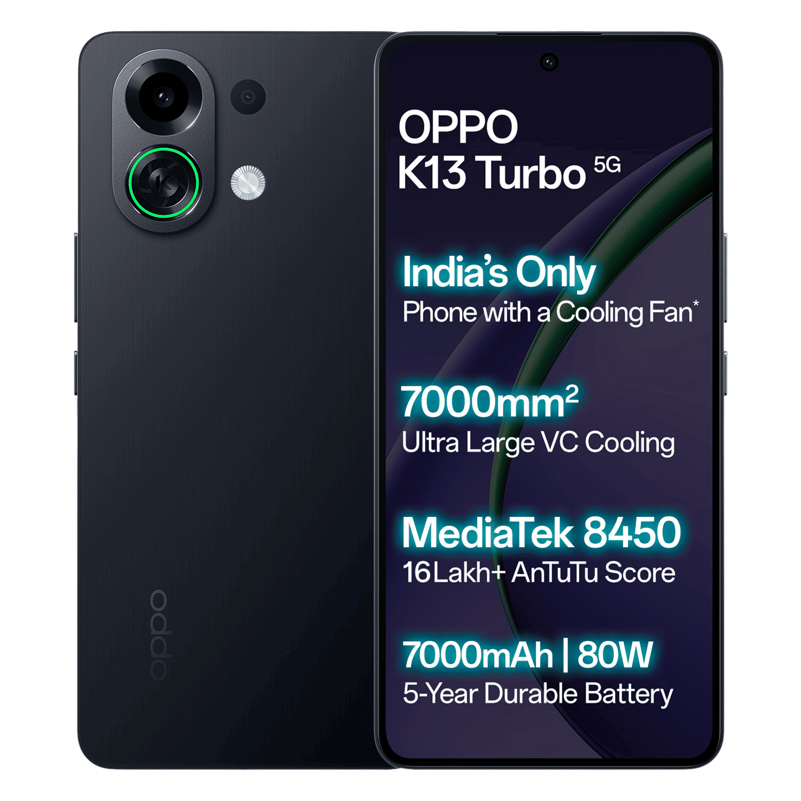 oppo K13 Turbo 5G (8GB RAM, 128GB, Midnight Maverick)_1