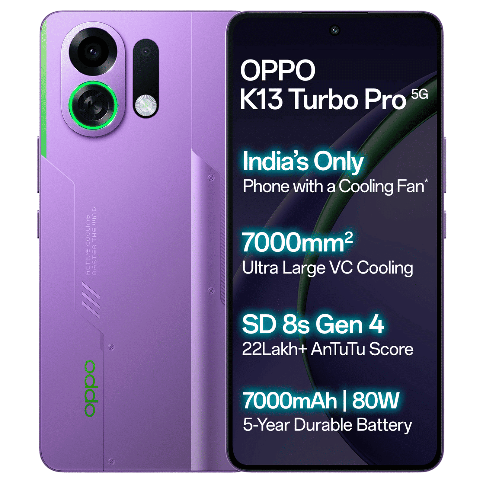 oppo K13 Turbo Pro 5G (8GB RAM, 256GB, Purple Phantom)_1