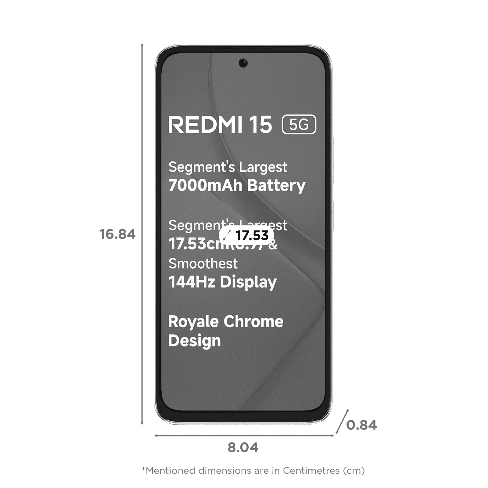 Redmi 15 5G (8GB RAM, 128GB, Frosted White) Redmi 15 5G (8GB RAM, 128GB, Frosted White)_2