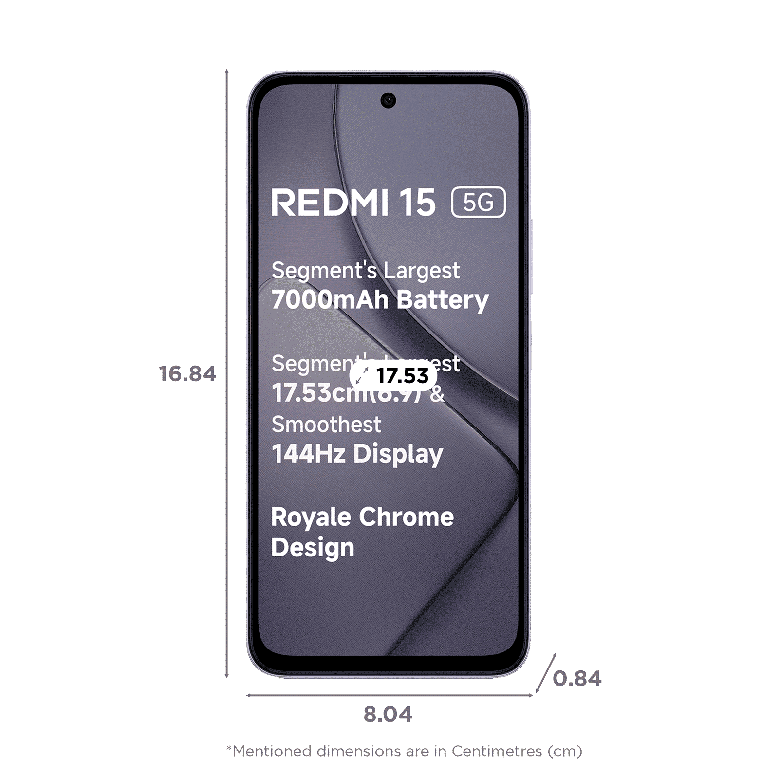 Redmi 15 5G (8GB RAM, 256GB, Sandy Purple) Redmi 15 5G (8GB RAM, 256GB, Sandy Purple)_2
