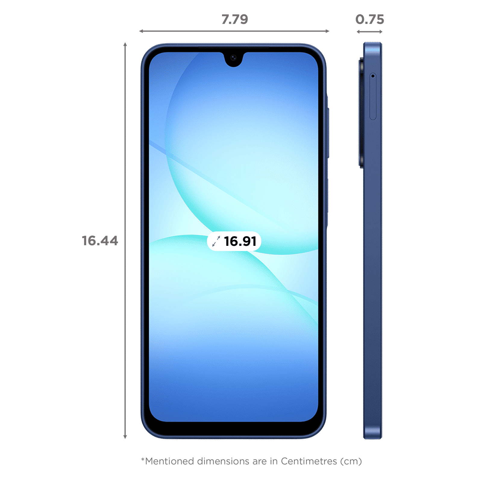 SAMSUNG Galaxy A17 5G (8GB RAM, 128GB, Blue)|With Travel Adapter_2