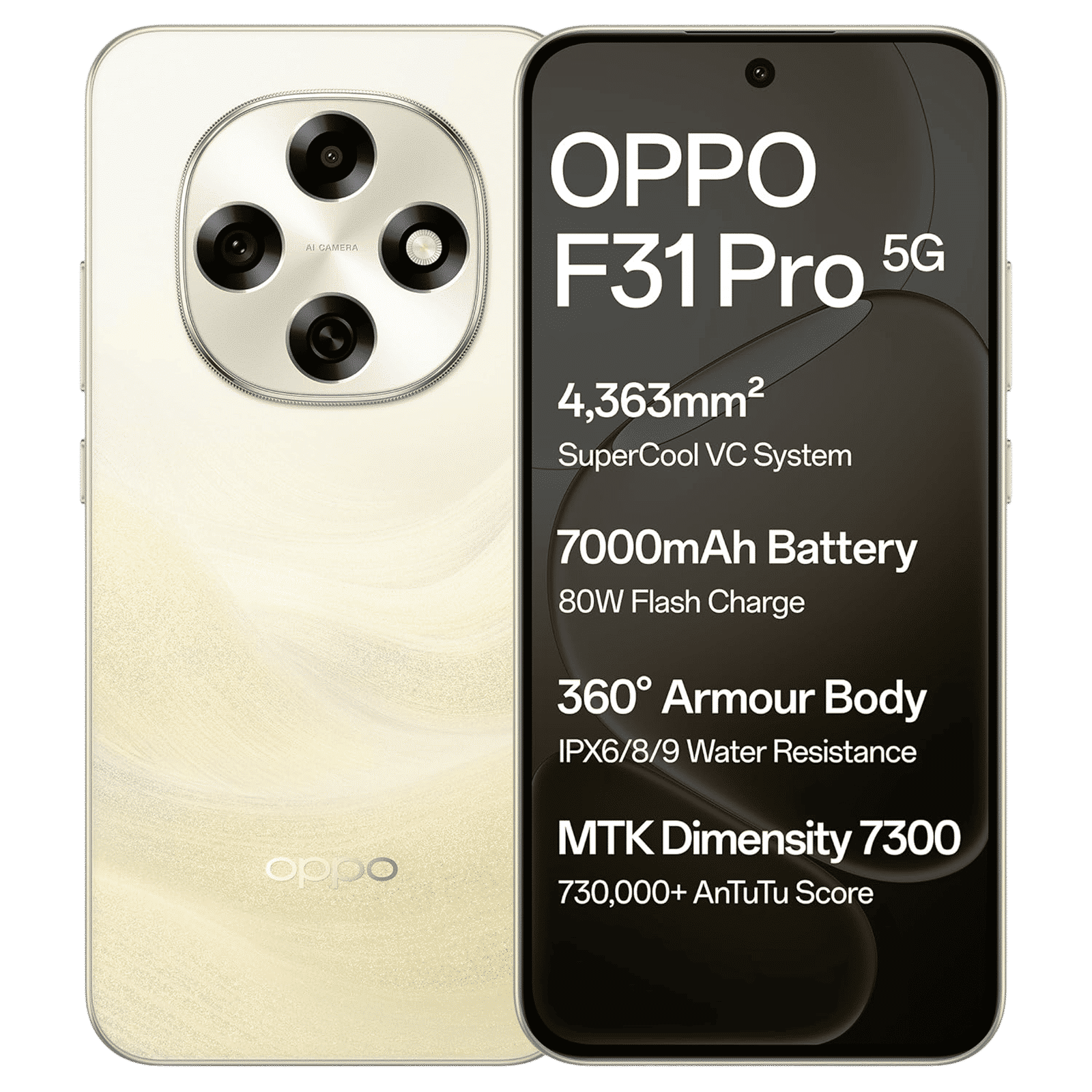 oppo F31 Pro 5G (8GB RAM, 128GB, Desert Gold)_1