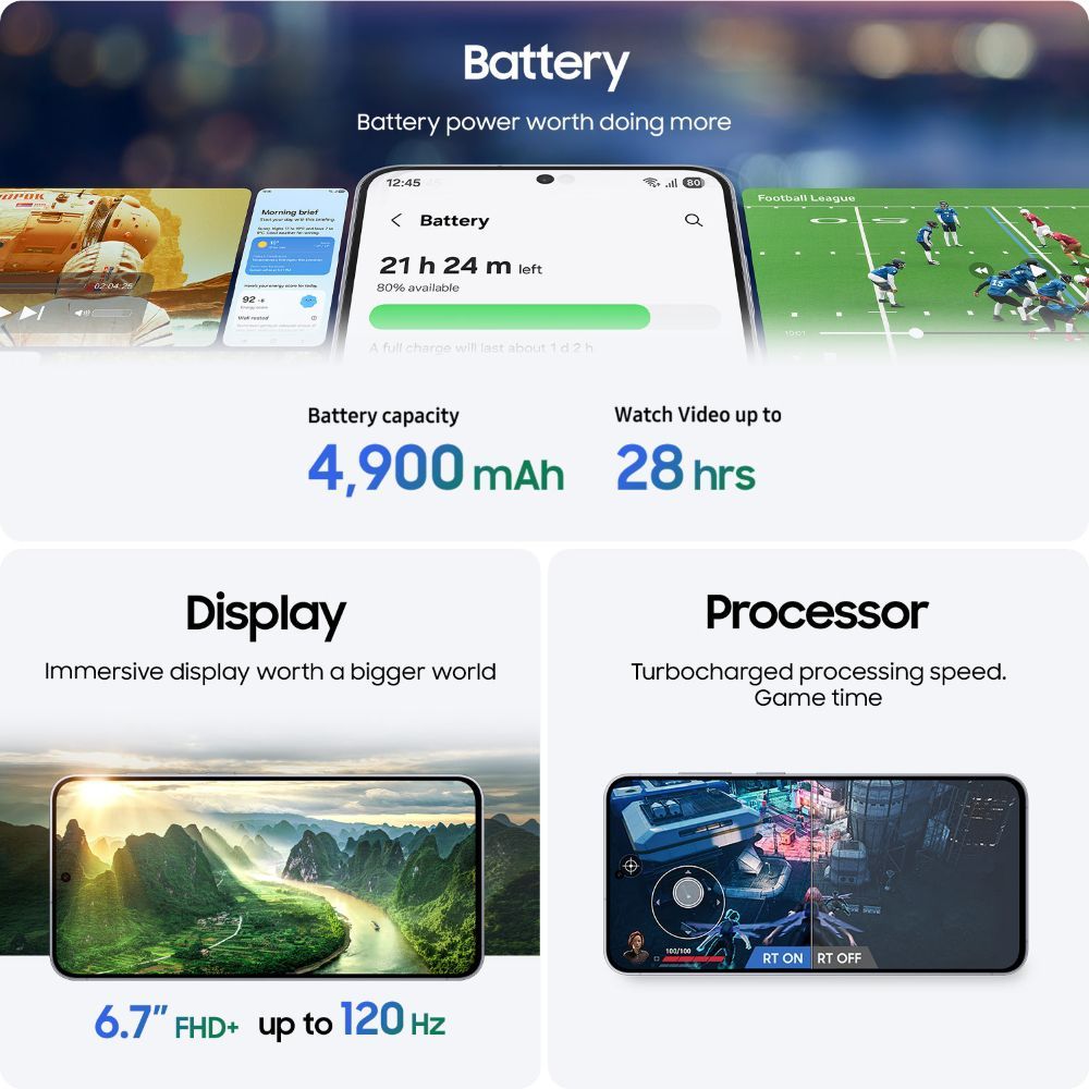 SAMSUNG Galaxy S25 FE 5G (8GB RAM, 256GB, Navy)_5