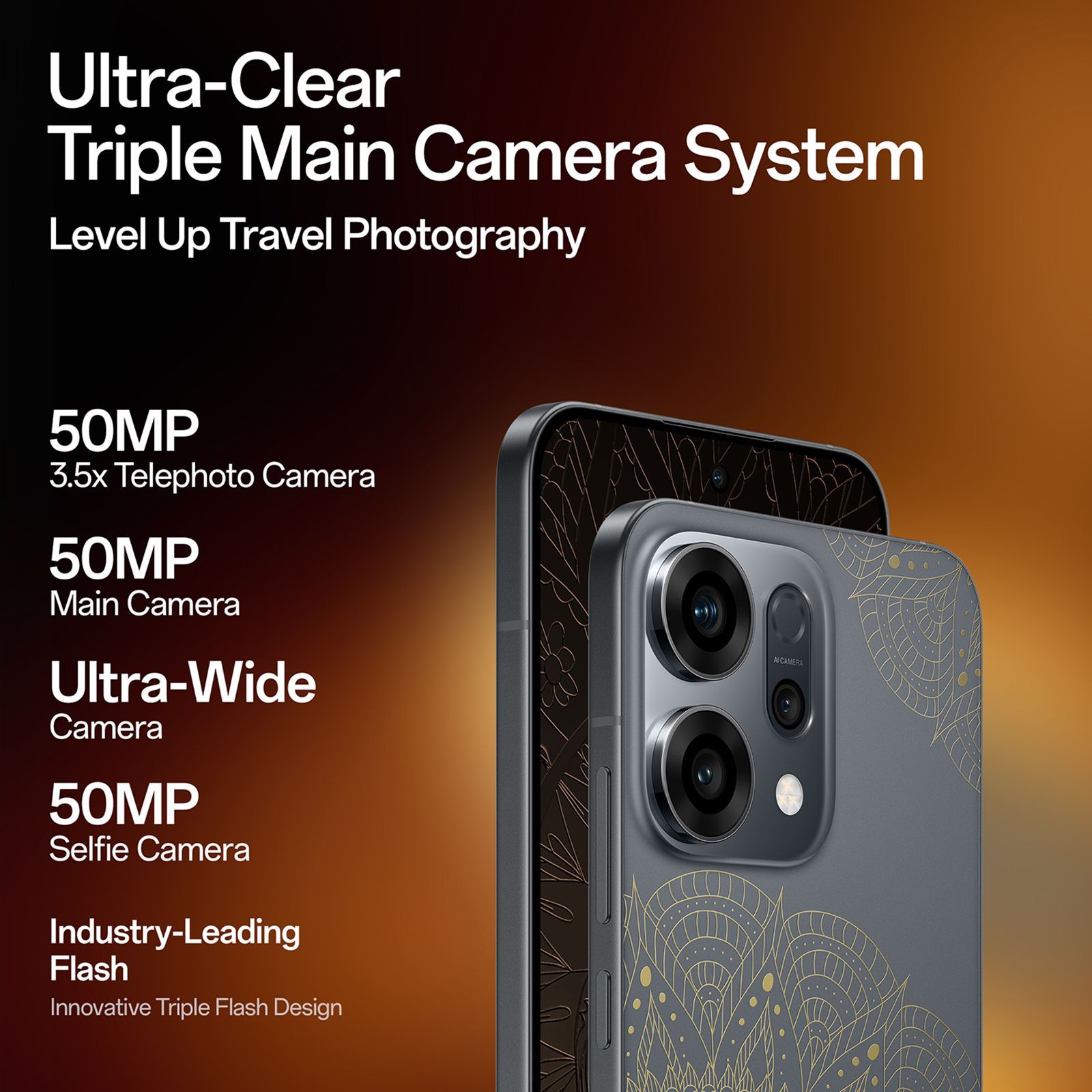 oppo Reno 14 5G (8GB RAM, 256GB, Diwali Gold)_9